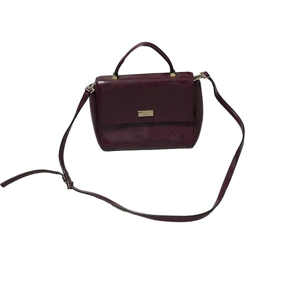 Kate Spade Brynlee Bixby Place Wine Burgundy Crossbody Purse - Picture 1 of 8